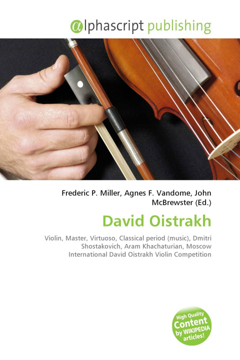 Kniha David Oistrakh Agnes F. Vandome