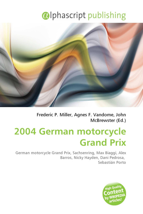 Knjiga 2004 German motorcycle Grand Prix Agnes F. Vandome