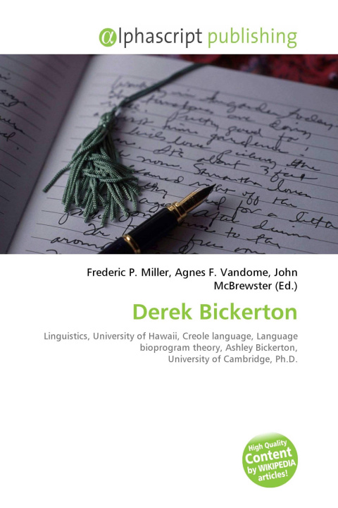 Kniha Derek Bickerton Agnes F. Vandome