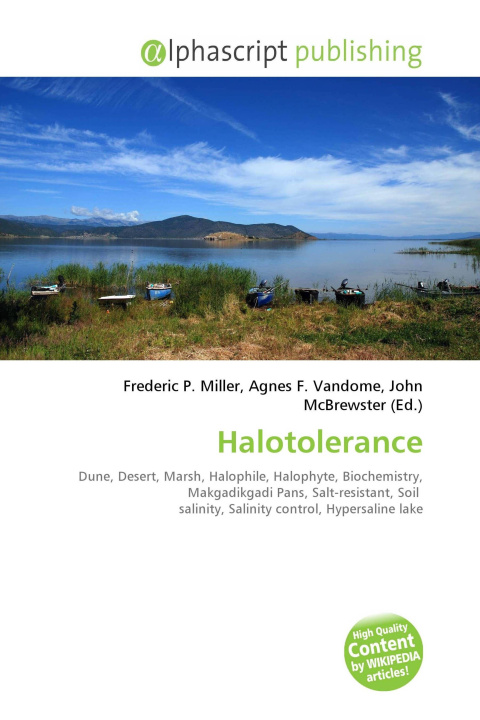 Kniha Halotolerance Agnes F. Vandome