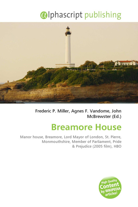 Kniha Breamore House Agnes F. Vandome