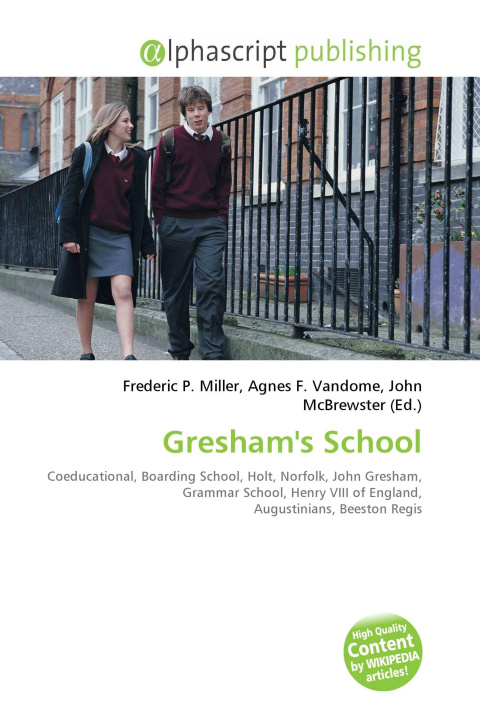 Kniha Gresham's School Agnes F. Vandome
