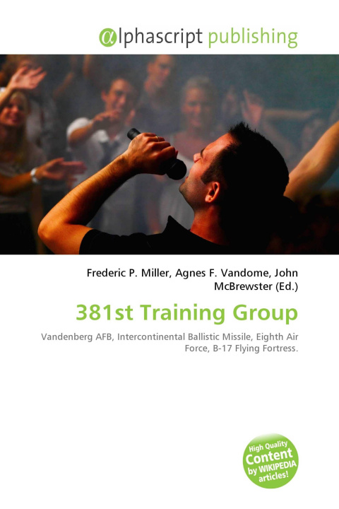 Kniha 381st Training Group Agnes F. Vandome