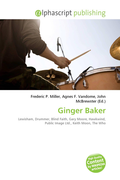 Kniha Ginger Baker Agnes F. Vandome