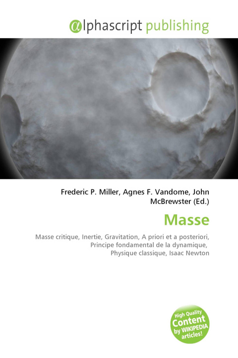 Kniha Masse Agnes F. Vandome