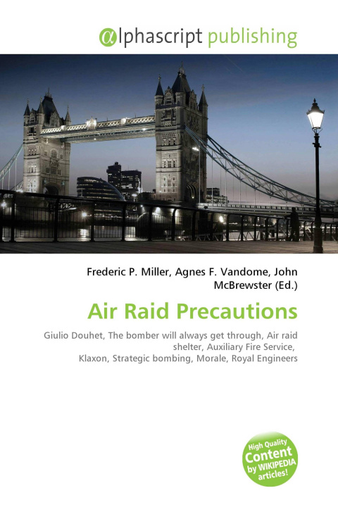 Kniha Air Raid Precautions Agnes F. Vandome