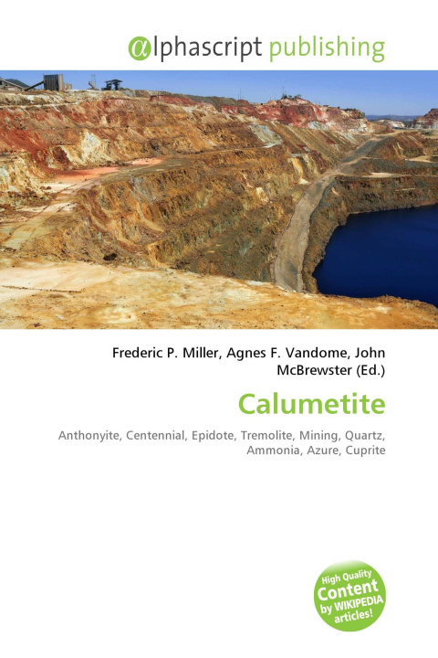 Könyv Calumetite Agnes F. Vandome