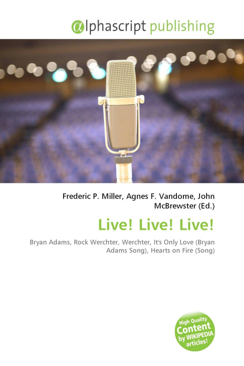 Kniha Live! Live! Live! Agnes F. Vandome