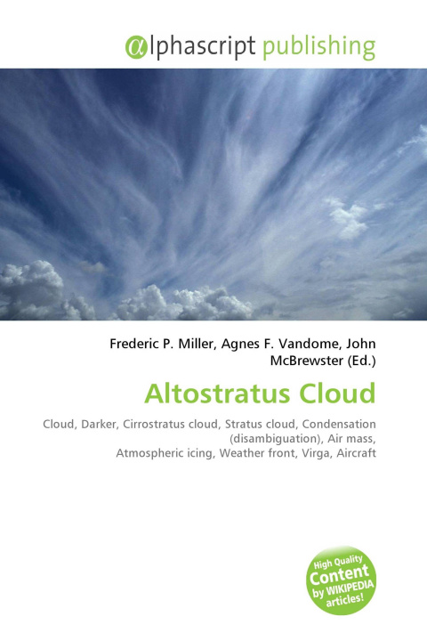 Kniha Altostratus Cloud Agnes F. Vandome