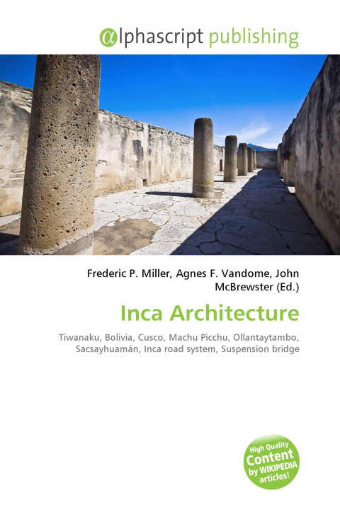 Kniha Inca Architecture Agnes F. Vandome