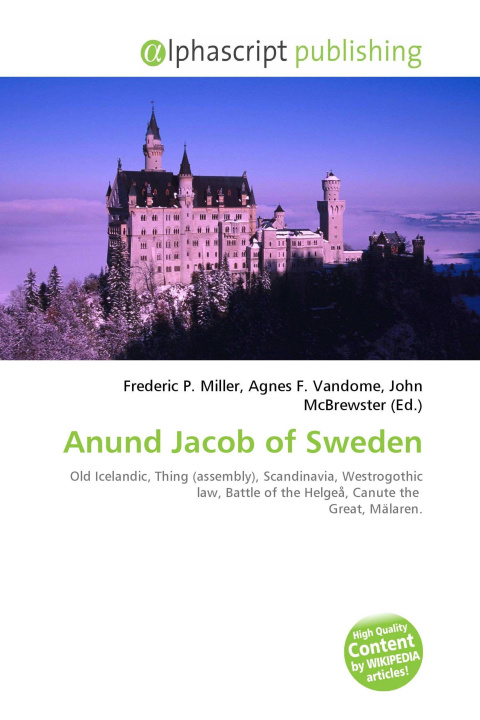 Knjiga Anund Jacob of Sweden Agnes F. Vandome