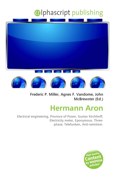 Kniha Hermann Aron Agnes F. Vandome