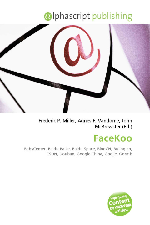 Kniha FaceKoo Agnes F. Vandome