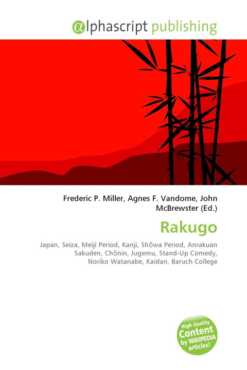 Knjiga Rakugo Agnes F. Vandome