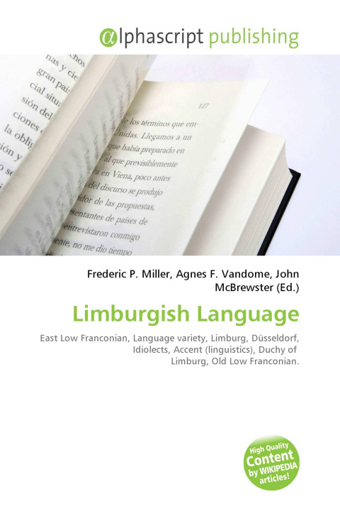 Kniha Limburgish Language Agnes F. Vandome