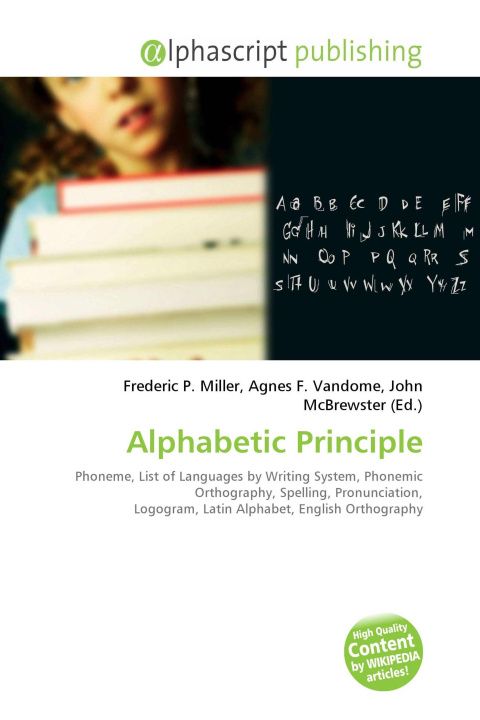 Kniha Alphabetic Principle Agnes F. Vandome