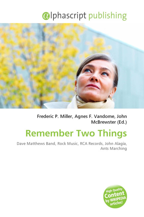 Kniha Remember Two Things Agnes F. Vandome
