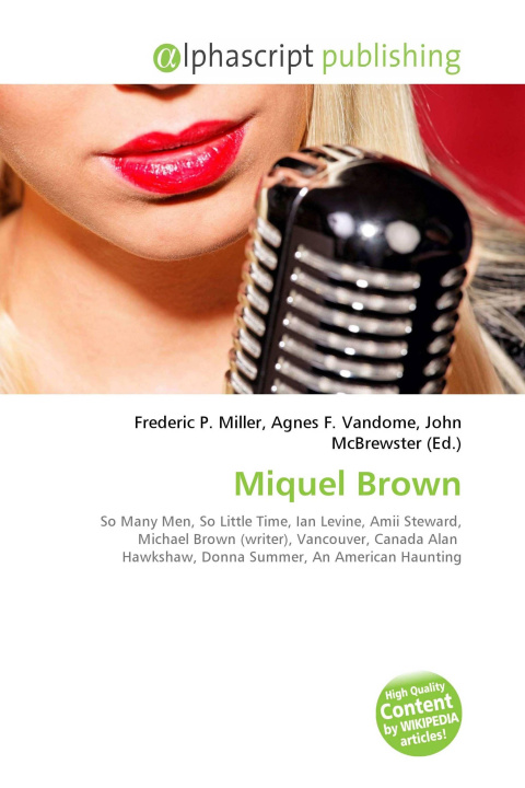 Knjiga Miquel Brown Agnes F. Vandome