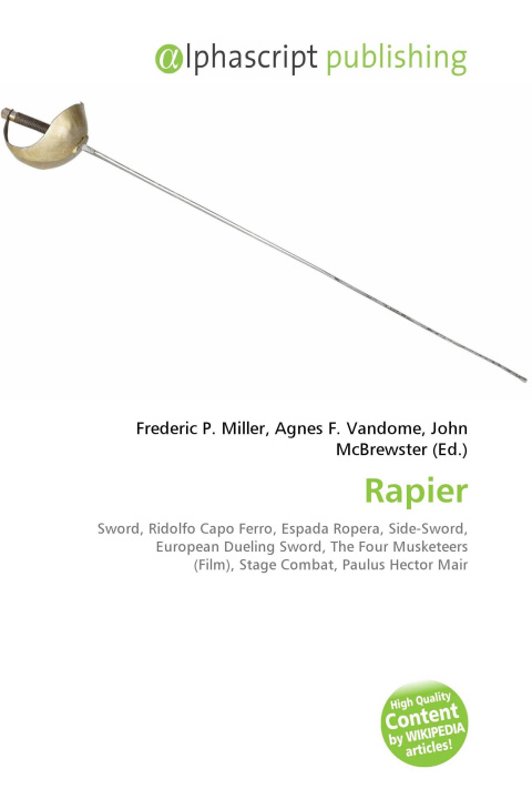 Kniha Rapier Agnes F. Vandome