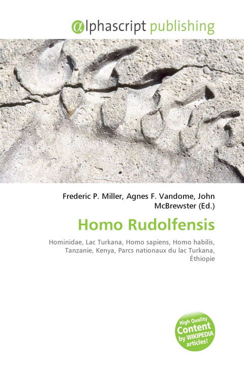Kniha Homo Rudolfensis Agnes F. Vandome