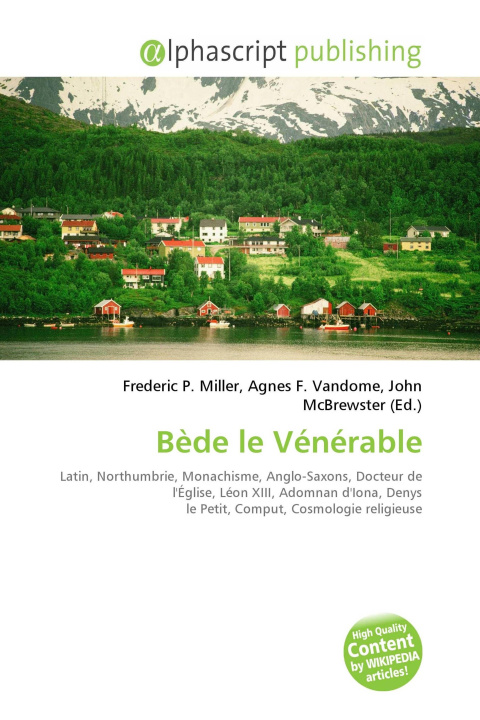 Kniha Bède le Vénérable Agnes F. Vandome