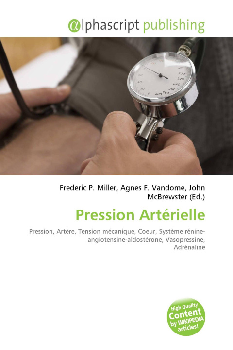 Kniha Pression Artérielle Agnes F. Vandome