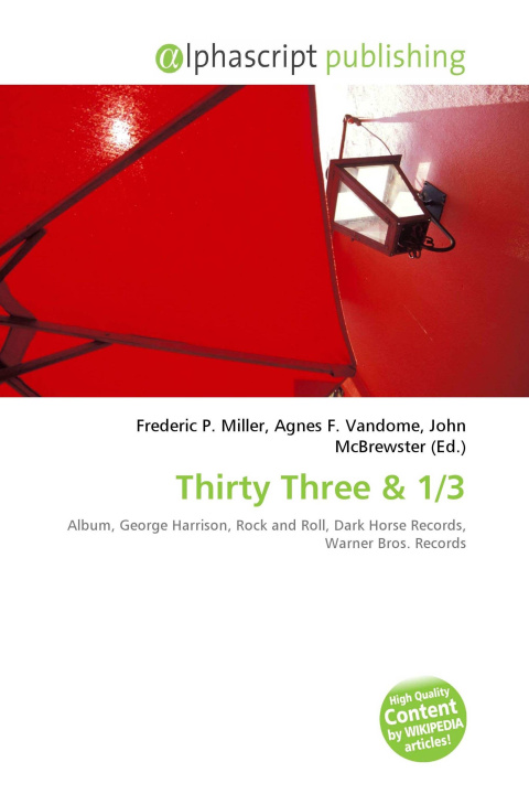 Kniha Thirty Three Agnes F. Vandome