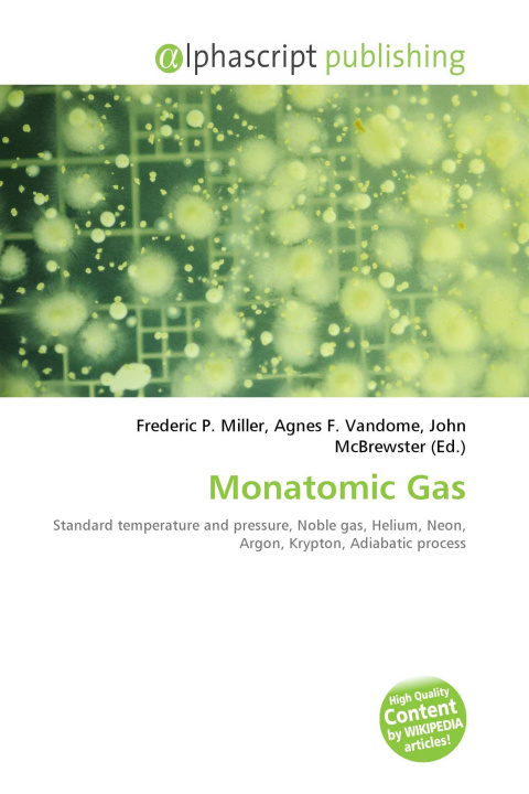 Kniha Monatomic Gas Agnes F. Vandome