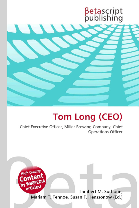 Kniha Tom Long (CEO) Mariam T. Tennoe