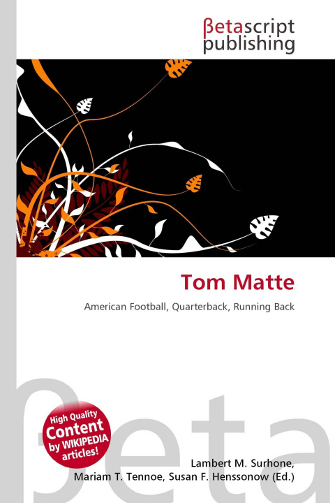 Kniha Tom Matte Mariam T. Tennoe