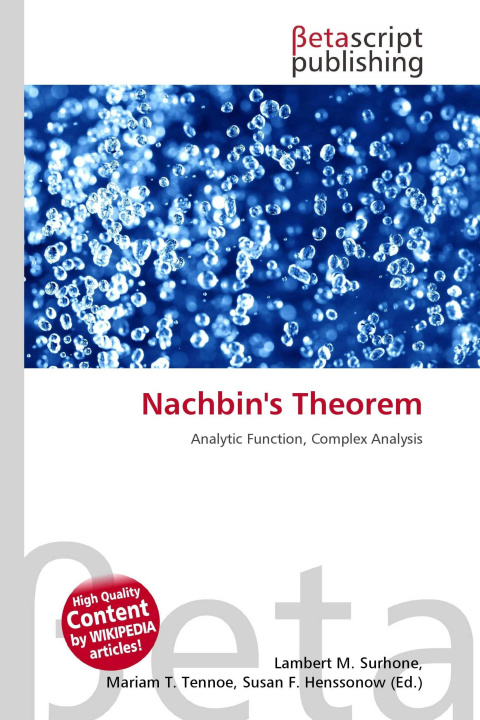 Kniha Nachbin's Theorem Mariam T. Tennoe