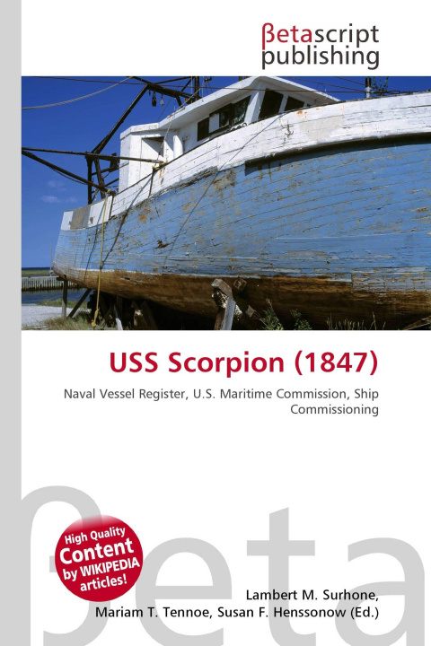 Kniha USS Scorpion (1847) Mariam T. Tennoe