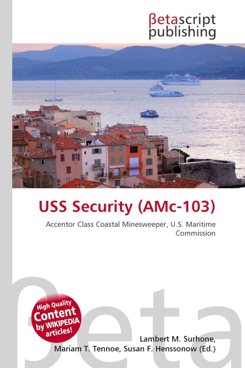 Kniha USS Security (AMc-103) Mariam T. Tennoe