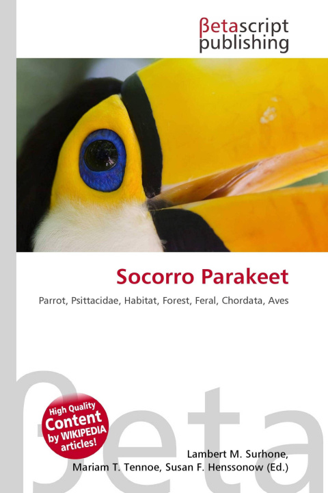 Kniha Socorro Parakeet Mariam T. Tennoe