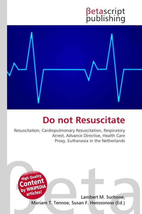 Kniha Do not Resuscitate Mariam T. Tennoe