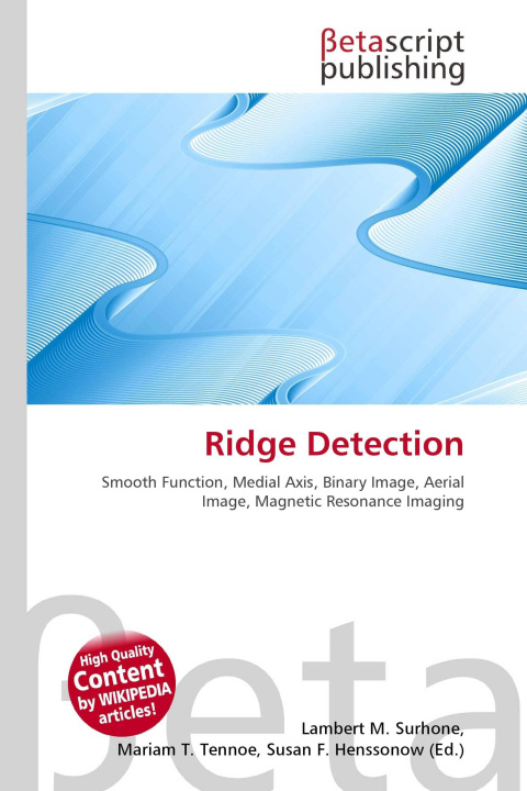 Kniha Ridge Detection Mariam T. Tennoe