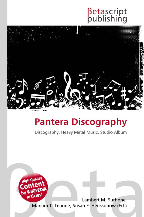 Kniha Pantera Discography Mariam T. Tennoe