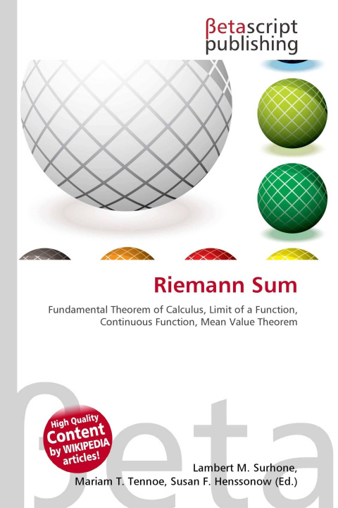 Kniha Riemann Sum Mariam T. Tennoe