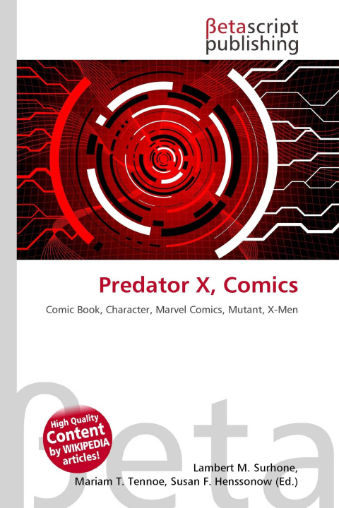 Kniha Predator X, Comics Mariam T. Tennoe