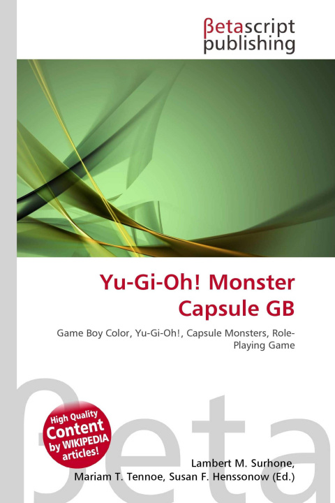Kniha Yu-Gi-Oh! Monster Capsule GB Mariam T. Tennoe