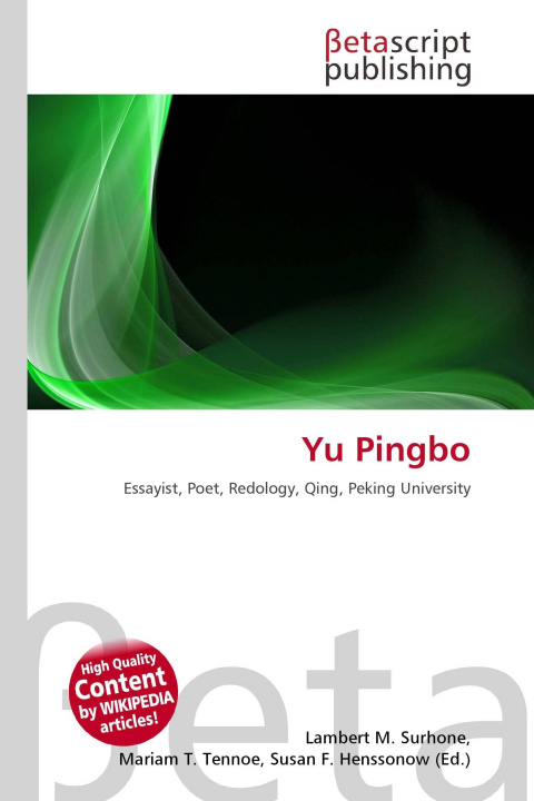 Kniha Yu Pingbo Mariam T. Tennoe