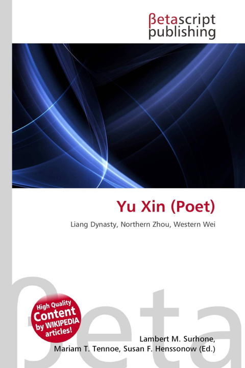 Kniha Yu Xin (Poet) Mariam T. Tennoe