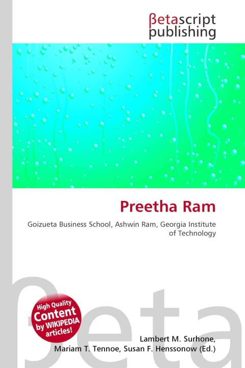 Kniha Preetha Ram Mariam T. Tennoe