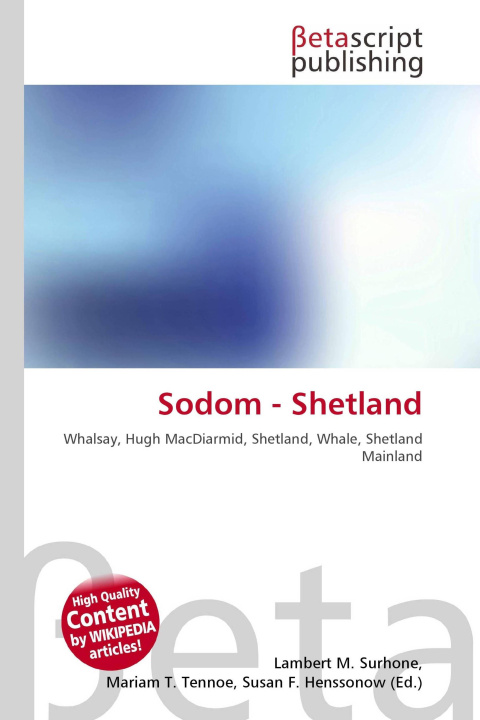 Kniha Sodom - Shetland Mariam T. Tennoe