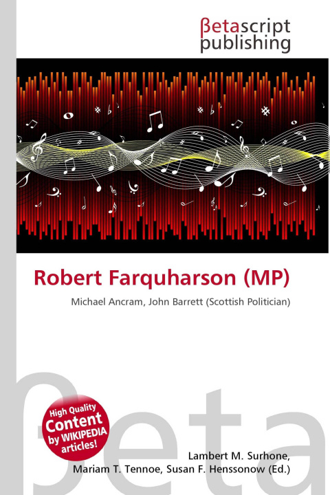 Kniha Robert Farquharson (MP) Mariam T. Tennoe