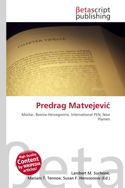 Kniha Predrag Matvejevi¿ Mariam T. Tennoe