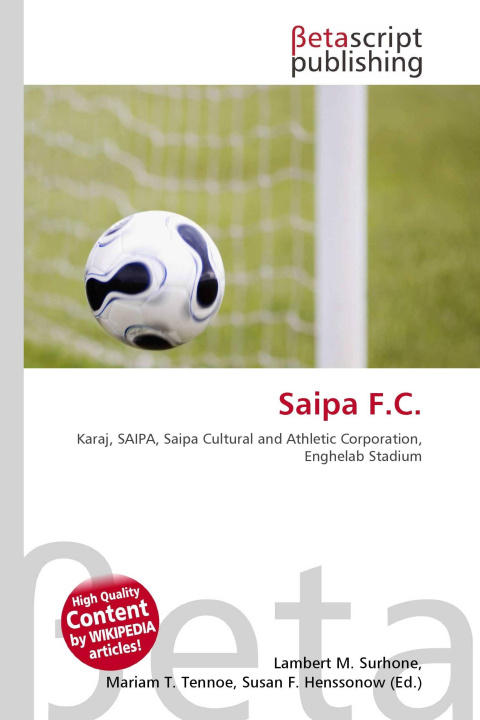 Kniha Saipa F.C. Mariam T. Tennoe