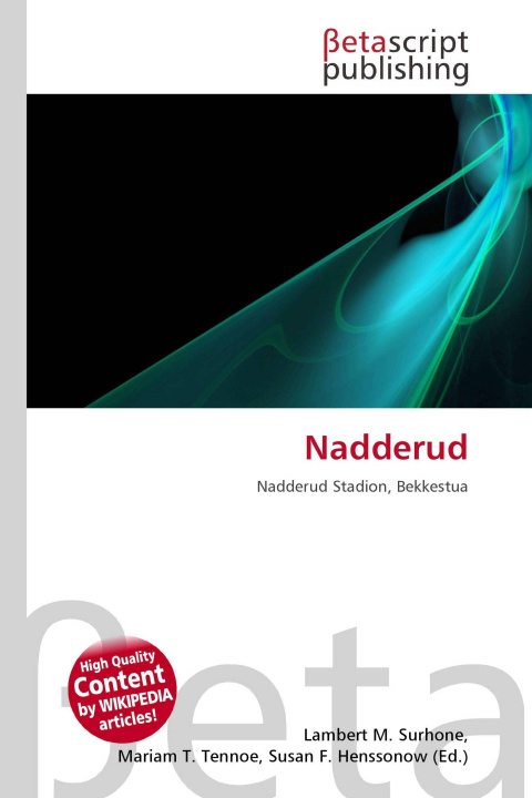 Kniha Nadderud Mariam T. Tennoe
