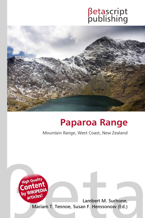 Kniha Paparoa Range Mariam T. Tennoe