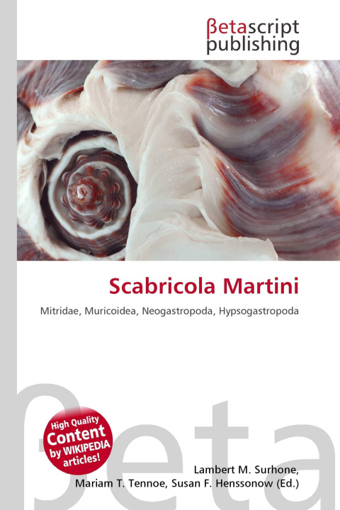 Kniha Scabricola Martini Mariam T. Tennoe
